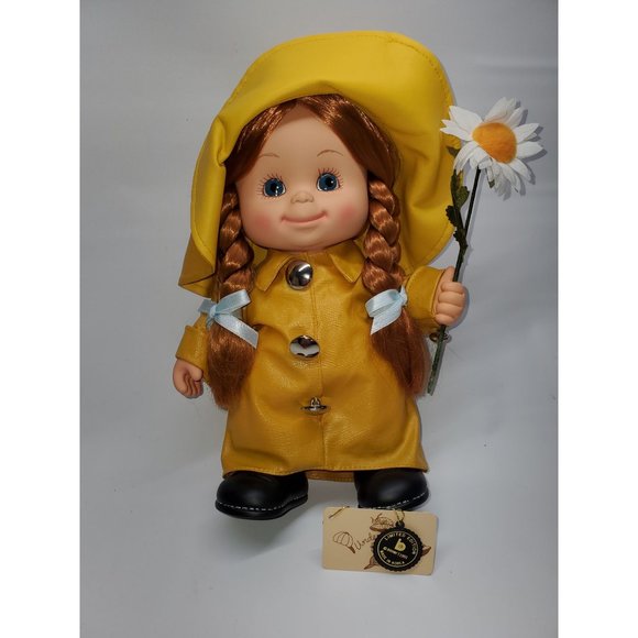 NWB VINTAGE 1991 BRINN'S UNDERCOVER KIDS APRIL W/RAIN GEAR AND FLOWER 759 - Picture 2 of 10